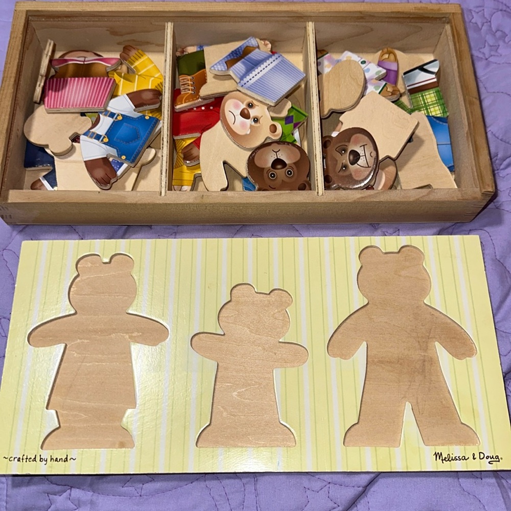 melissa & doug wooden puzzle